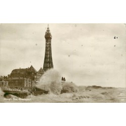 Royaume-Uni. Rough Sea Blackpool 1927