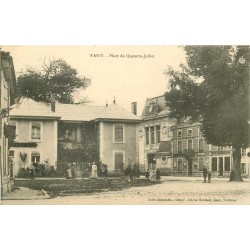 52 WASSY. Caisse d'Epargne Place du Quatorze-Juillet 1915