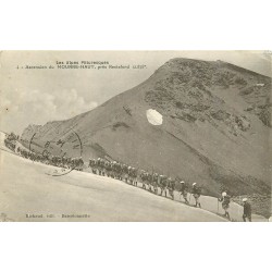 04 MOURRE-HAUT. Ascension par des soldats tampon du 3° Bataillon des Chasseurs Alpins 1914