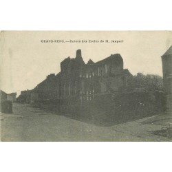 GRAND-RENG. Ruines des Ecoles de Jaupart 1920