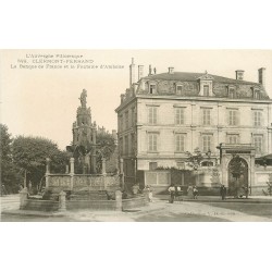 63 CLERMONT FERRAND. Banque de France et Fontaine d'Amboise