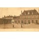 59 DOUAI. Attelages et voiture devant la Gare 1923