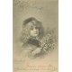 llustratreur M.M VIENNE. Superbe et rare visage d'Enfant avec du hou style romantique 1904