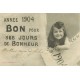 Illustrateur BERGERET. Année 1904 Bébé dans enveloppe