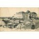 carte postale ancienne 14 TROUVILLE. Le Casino et Tacot ancien 1917