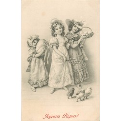 Illustrateur VIENNE n° 262. Joyeuses Pâques 1910
