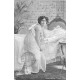 Illustrateur ALTEROCCA TERNI. Femme en nuisette allant se coucher 1905