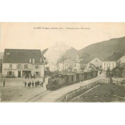 88 SAINT AME. Train Tramway à vapeur pour Gérardmer 1917