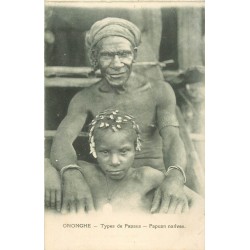 OCEANIE. Ononghe. Types de Papaus Papouasie