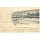 carte postale ancienne 14 TROUVILLE. Bassin à Marée basse 1903. Réseau de l'Ouest