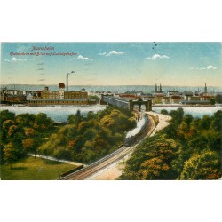 ALLEMAGNE. Train à Mannheim 1921