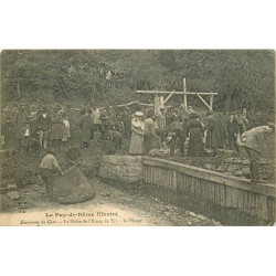 63 GIAT environs. Le Pesage après la Pêche en eau douce dans l'Etang de Tyx 1912