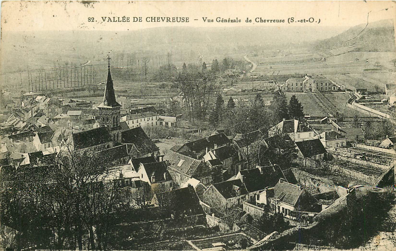 78 VALLEE DE CHEVREUSE. Vue générale 1930