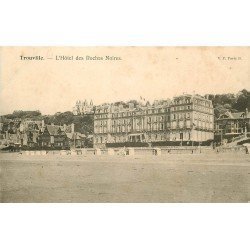 carte postale ancienne 14 TROUVILLE. Hôtel des Roches Noires vers 1900
