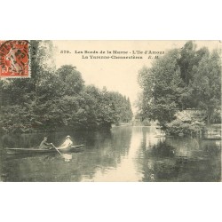 94 LA VARENNE CHENNEVIERES. Canotage et Restaurant sur l'Île d'Amour 1911