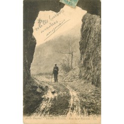 38 ROUTE SAINT-PANCRASSE. Un randonneur 1906