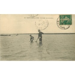 50 SAINT-PAIR-SUR-MER. La Pêche aux crevettes 1918