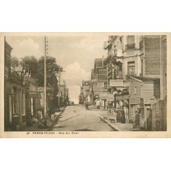 62 BERCK-PLAGE. Horlogerie et Hôtel Restaurant " Du Banquet " rue des Bains 1926