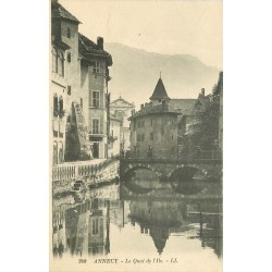 74 ANNECY. Le Quai de l'Île