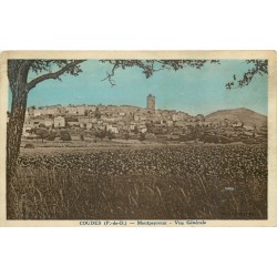 63 COUDES. Vue sur Montpeyroux 1937