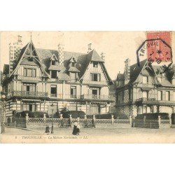carte postale ancienne 14 TROUVILLE. La Maison Normande 1906