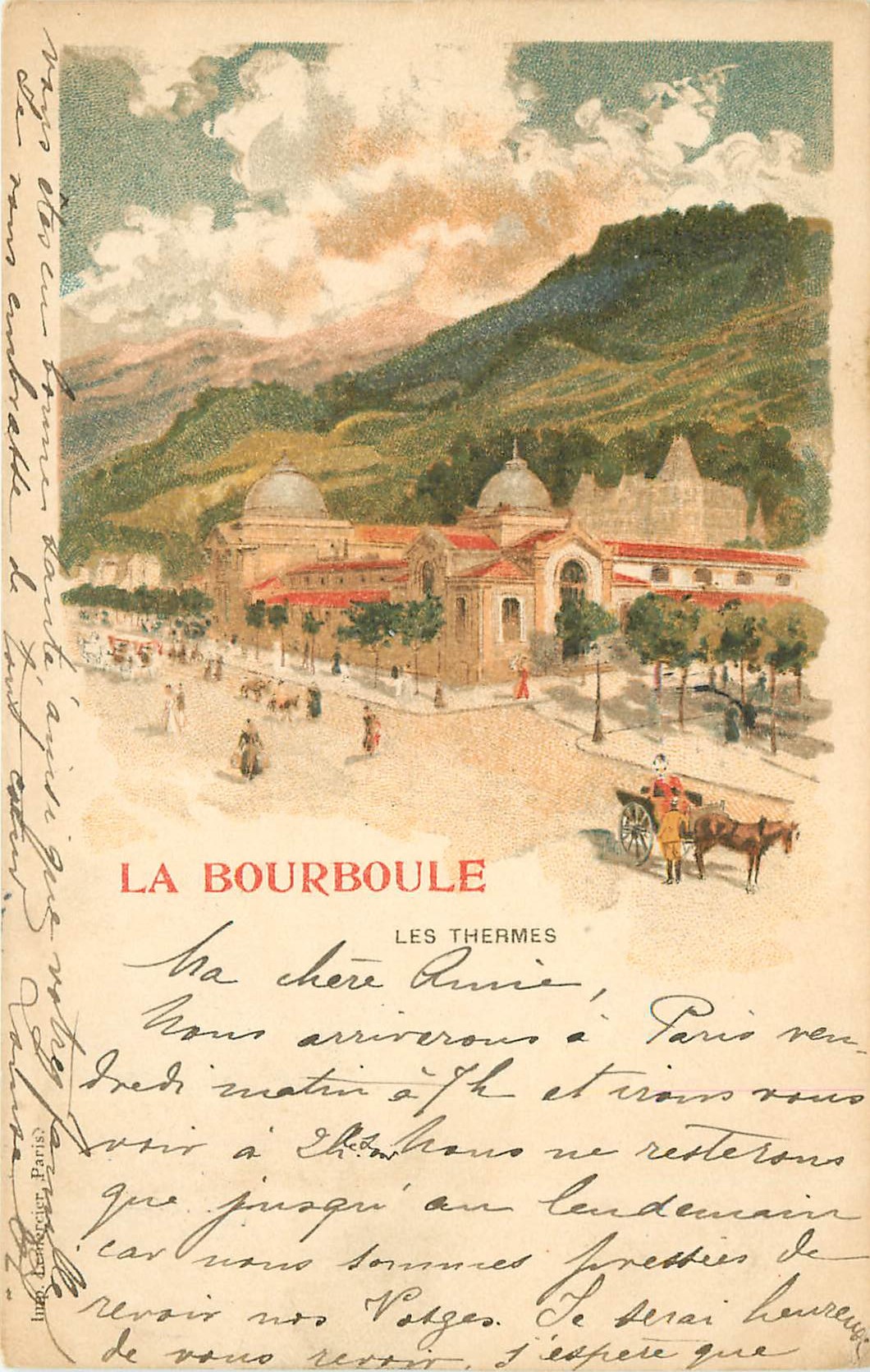 63 LA BOURBOULE. Les Thermes 1903