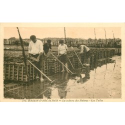 33 ARCACHON. Les Tuiles pour la culture des Huîtres