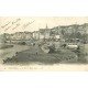 carte postale ancienne 14 TROUVILLE. Le Port à Marée basse 1904 Bateau de Pêcheurs à sec
