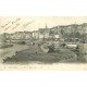 carte postale ancienne 14 TROUVILLE. Le Port à Marée basse 1904 Bateau de Pêcheurs à sec