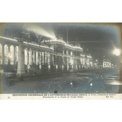 PARIS. Exposition Automobile 1907 Illumination du Grand Palais