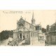 carte postale ancienne 14 TROUVILLE. Eglise Notre-Dame des Victoires animée