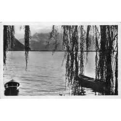 SUISSE. Lac Léman . Beau timbre " Coeurs vaillants " 1936