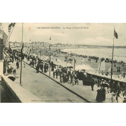 85 LES SABLES D'OLONNE. Promeneurs sur la Plage à l'heure des Bains