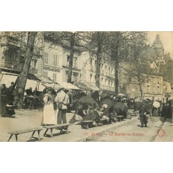 41 BLOIS. Le Marché au Beurre 1908 et Café de l'Union
