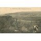 carte postale ancienne 14 TROUVILLE. Panorama et Vache vus du Mont Canisy 1916