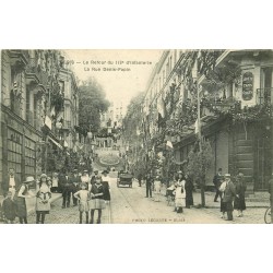 41 BLOIS. Retour du 113° Infanterie rue Denis Papin