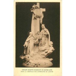 carte postale ancienne 14 LISIEUX. Groupe sculpté du Maitre Autel dans Chapelle des Carmélites