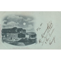 carte postale ancienne 54 DIEULOUARD. Ancien Château 1901. Carte vert amande clair comme verso