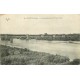 18 LE GUETIN. 2 x Cpa du Pont suspendu sur Allier et Bec d'Allier avec Pont Canal