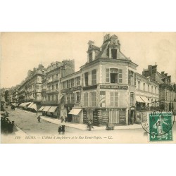 41 BLOIS. Hôtel d'Angleterre et cycles Clément rue Denis Papin 1912