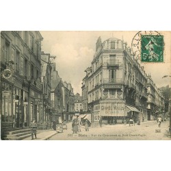 41 BLOIS. Grande maison Serpette rues du Commerce et Papin 1914