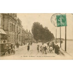 41 BLOIS. Tacot devant la Mairie sur le Mail 1923