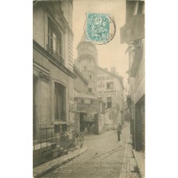 41 BLOIS. La Tour d'Argent rue des 3 clefs 1905 avec personnages