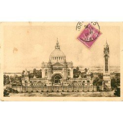 carte postale ancienne 14 LISIEUX. La Basilique son projet 1935