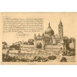 carte postale ancienne 14 LISIEUX. La Basilique son projet