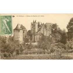 24 CASTELNAUD. Château de Fayrac. Beau timbre Olympiade 1924