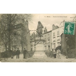 41 BLOIS. Statue de Denis Papin belle animation 1910