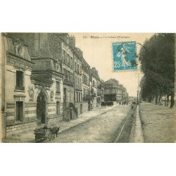 41 BLOIS. Attelage âne devant la Caisse d'Epargne vers 1923