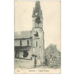 carte postale ancienne 02 SOISSONS. Eglise Saint-Waast 1917