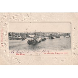 33 BORDEAUX. Bateau de Pêche dans la Rade du Port 1903